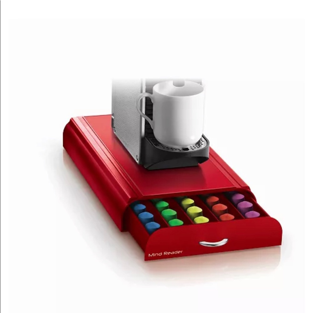 50 capacity Nespresso pod holder. Color is Silver